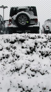 Four-wheel drive in the snow